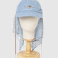 bijou logo lace veil Cap Blue【Delivery in March 2027】