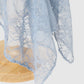 bijou logo lace veil Cap Blue【Delivery in March 2027】