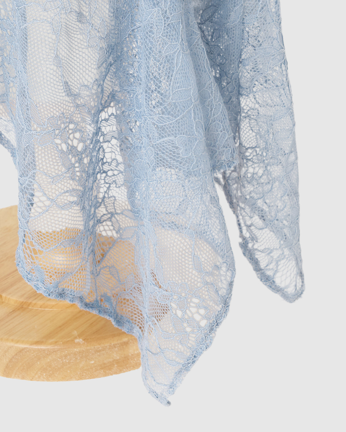 bijou logo lace veil Cap Blue【Delivery in March 2027】
