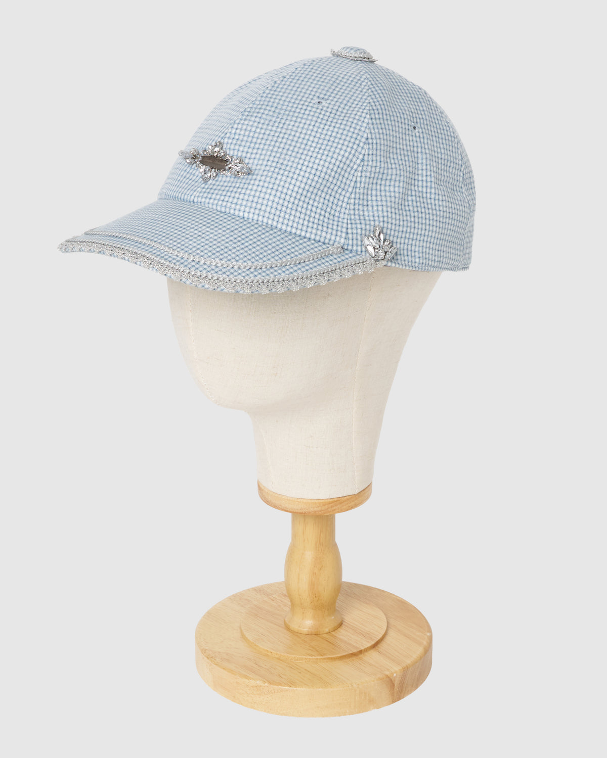 bijou logo check Cap Blue【Delivery in March 2027】