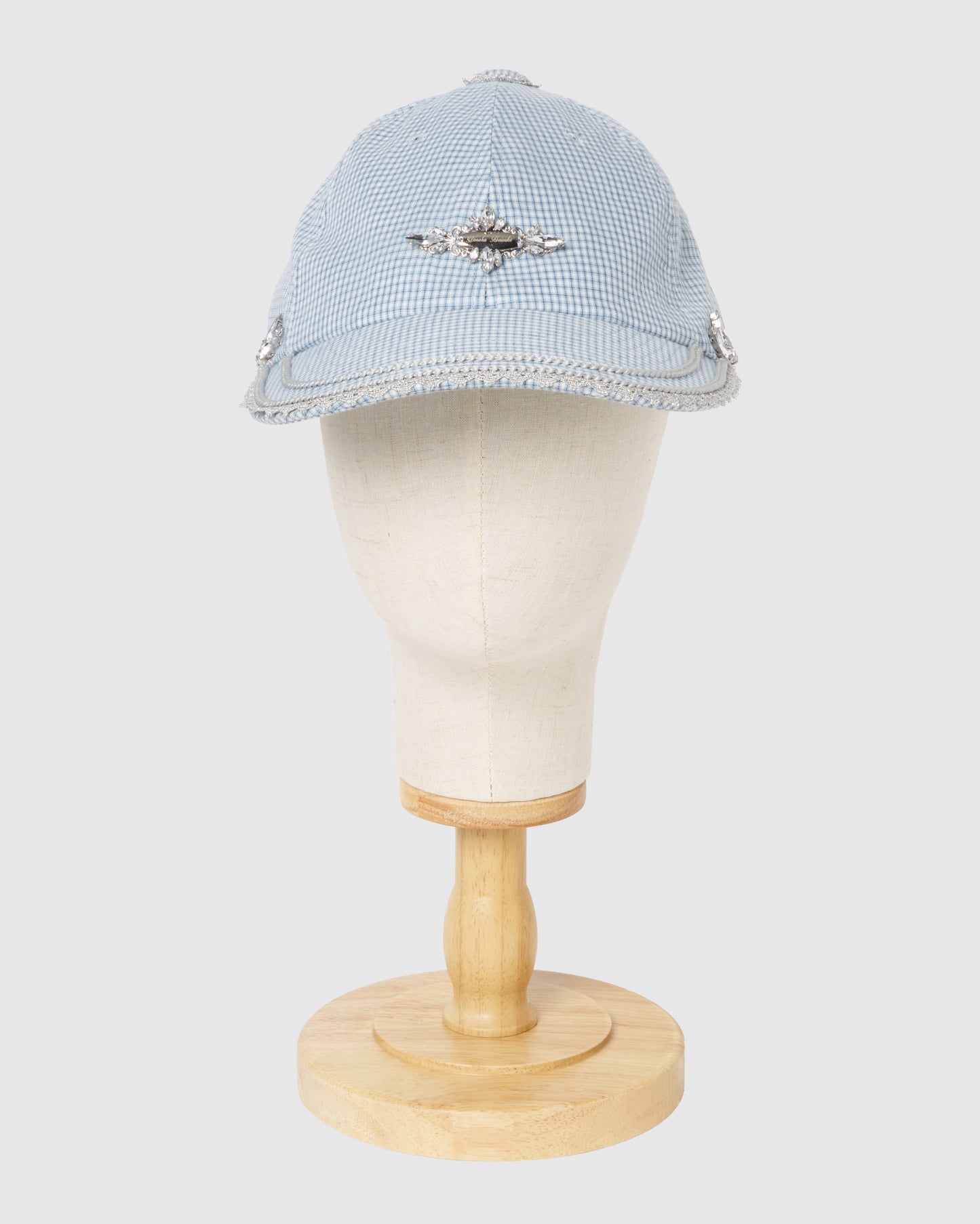 bijou logo check Cap Blue【Delivery in March 2027】