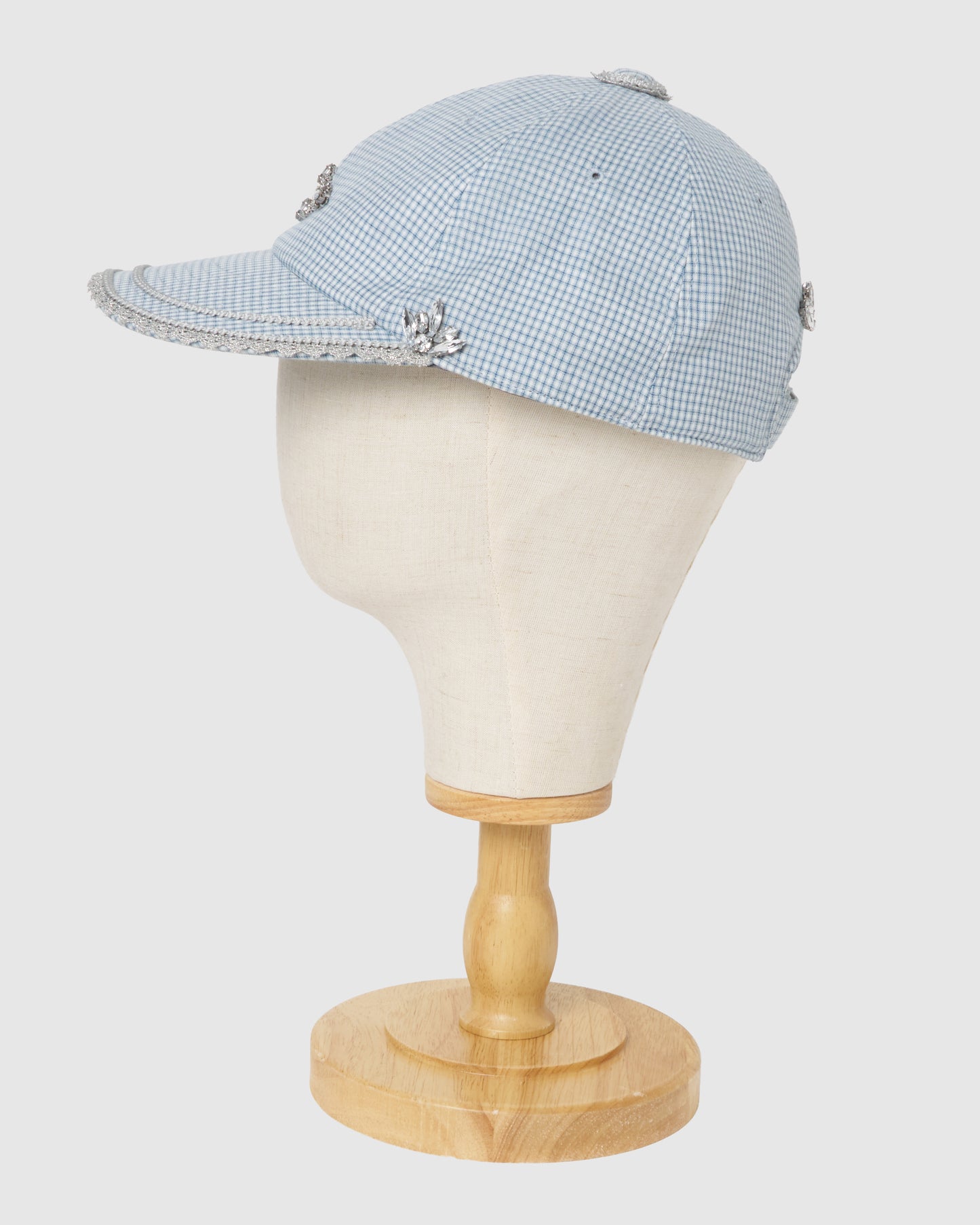 bijou logo check Cap Blue【Delivery in March 2027】