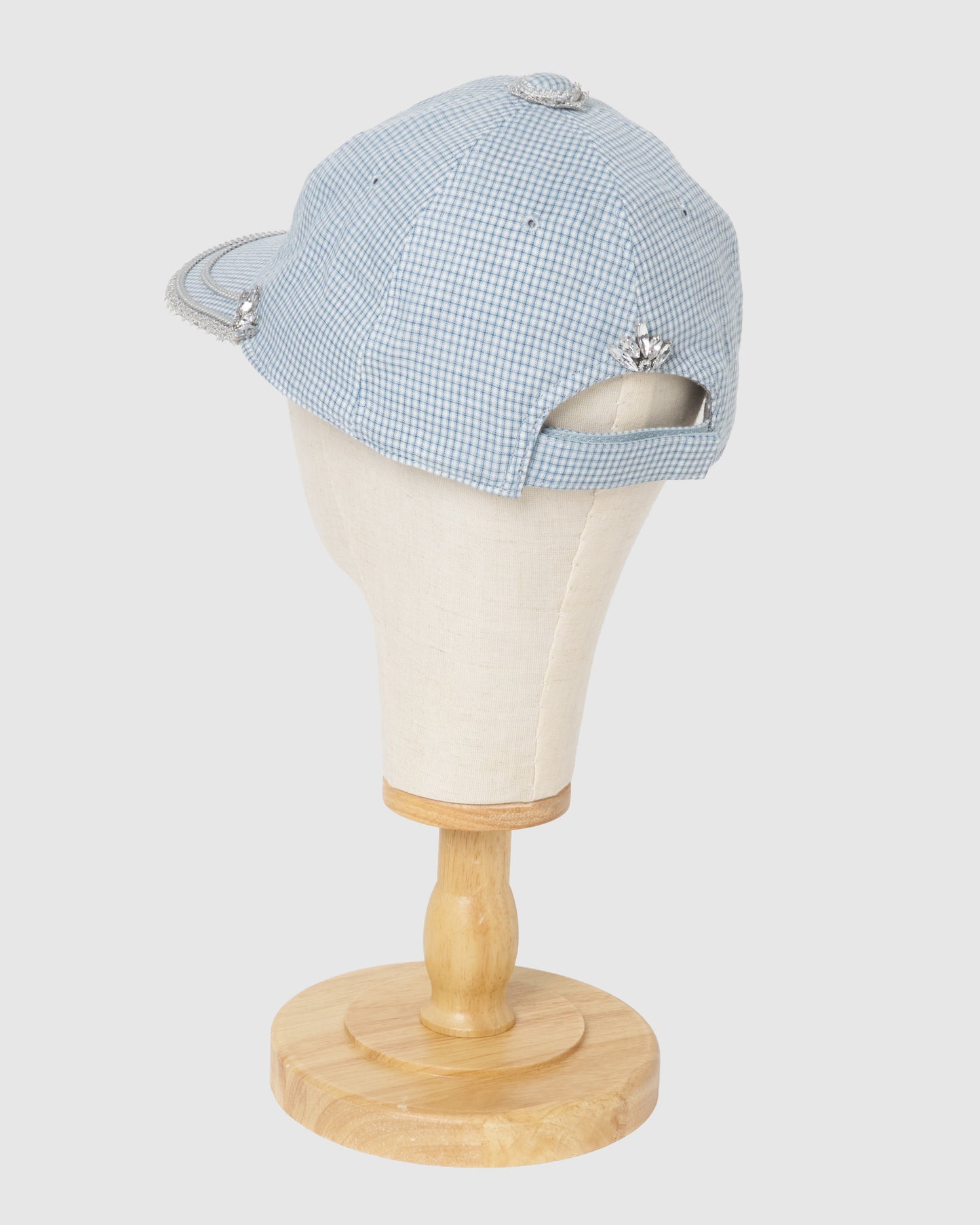 bijou logo check Cap Blue【Delivery in March 2027】