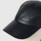 velvet ribbon leather cap【stock】