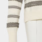 Lace border knit pulover Off white【Delivery in January 2027】