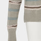Lace border knit pulover Gray【Delivery in January 2027】