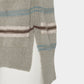 Lace border knit pulover Gray【Delivery in January 2027】