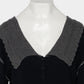 Lace collar knit pulover Black【Delivery in January 2027】
