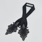 【STUDIOUS Special item】crystal bijou neckchief Black【Delivery in April 2025】