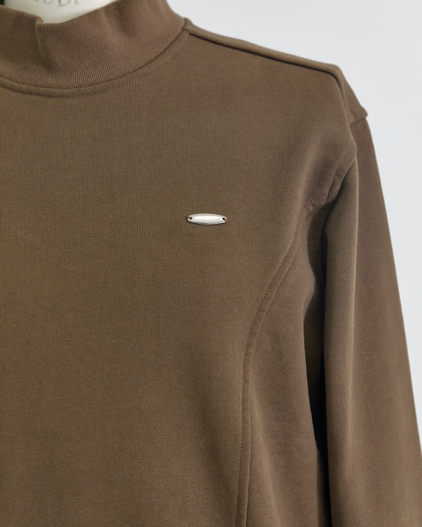 【STUDIOUS Special item】cuffs belted pullover Brown【Stock】