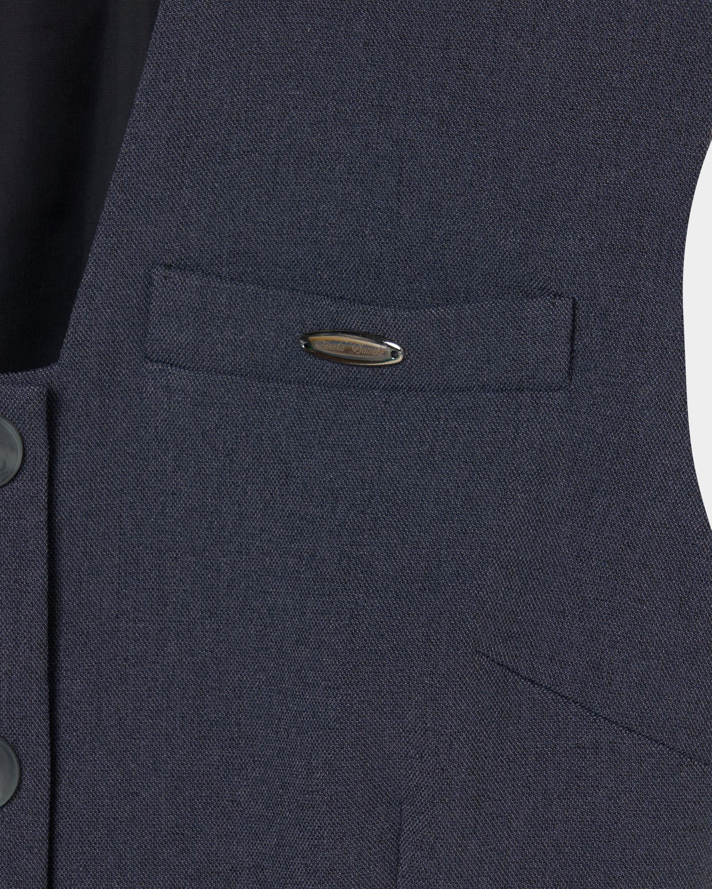 Exposed shoulder pad vest Gray【Delivery in January 2027】