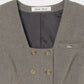 Exposed shoulder pad vest Greige【Delivery in January 2027】