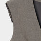 Exposed shoulder pad vest Greige【Delivery in January 2027】