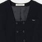 Exposed shoulder pad vest Black【Delivery in January 2027】