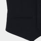 Exposed shoulder pad vest Black【Delivery in January 2027】