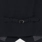 Exposed shoulder pad vest Black【Delivery in January 2027】