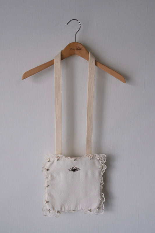 doily lace square shoulder bag【Delivery in March 2026】