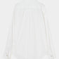 lace argyle bijou shirt white【Delivery in February 2027】