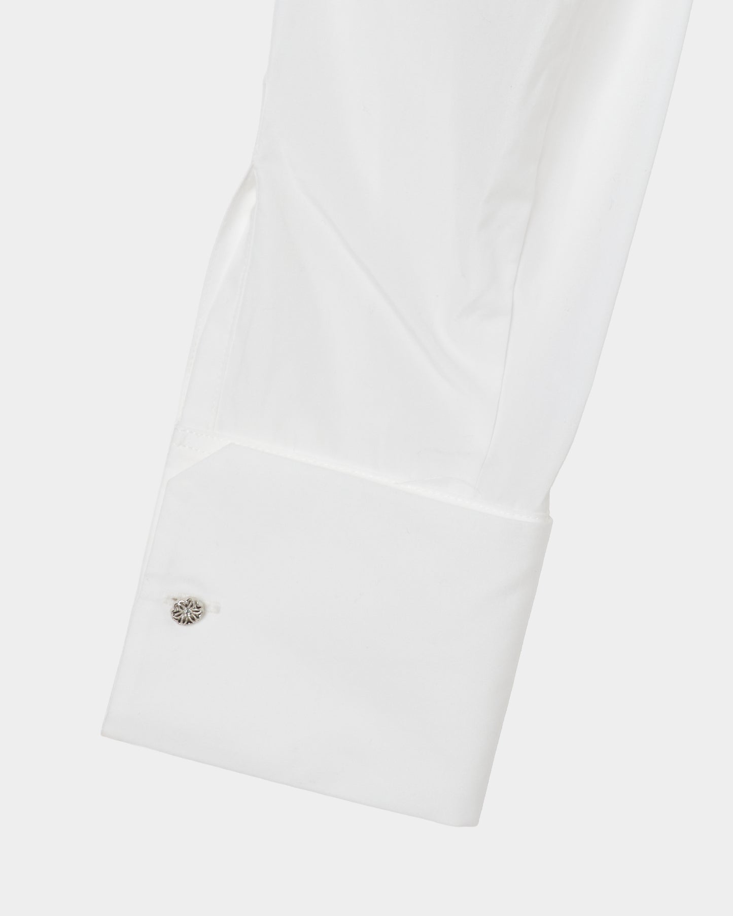 lace argyle bijou shirt white【Delivery in February 2027】