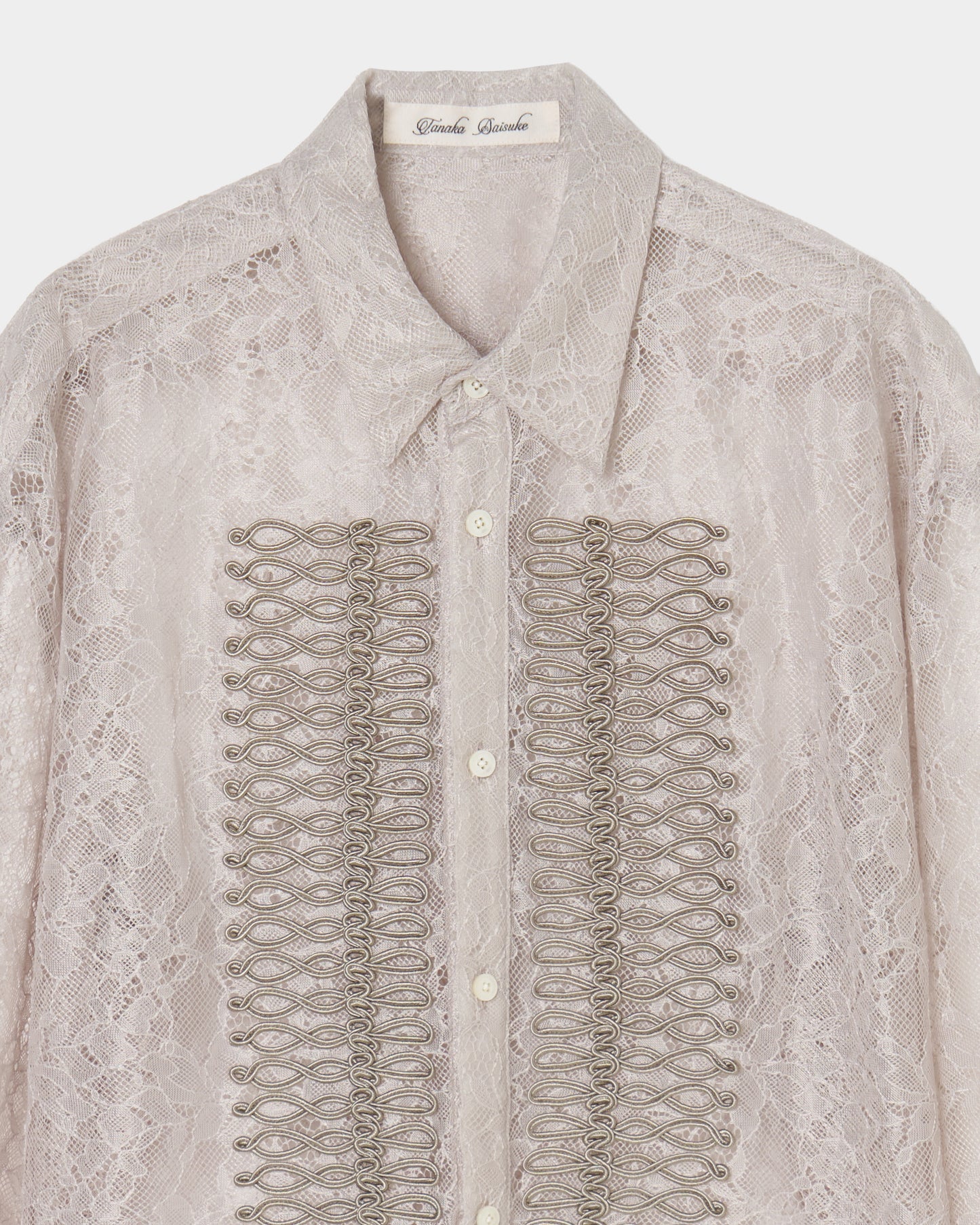 Napoleon lace shirt Beige【Delivery in February 2027】