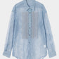 Napoleon lace shirt Pale blue【Delivery in February 2027】