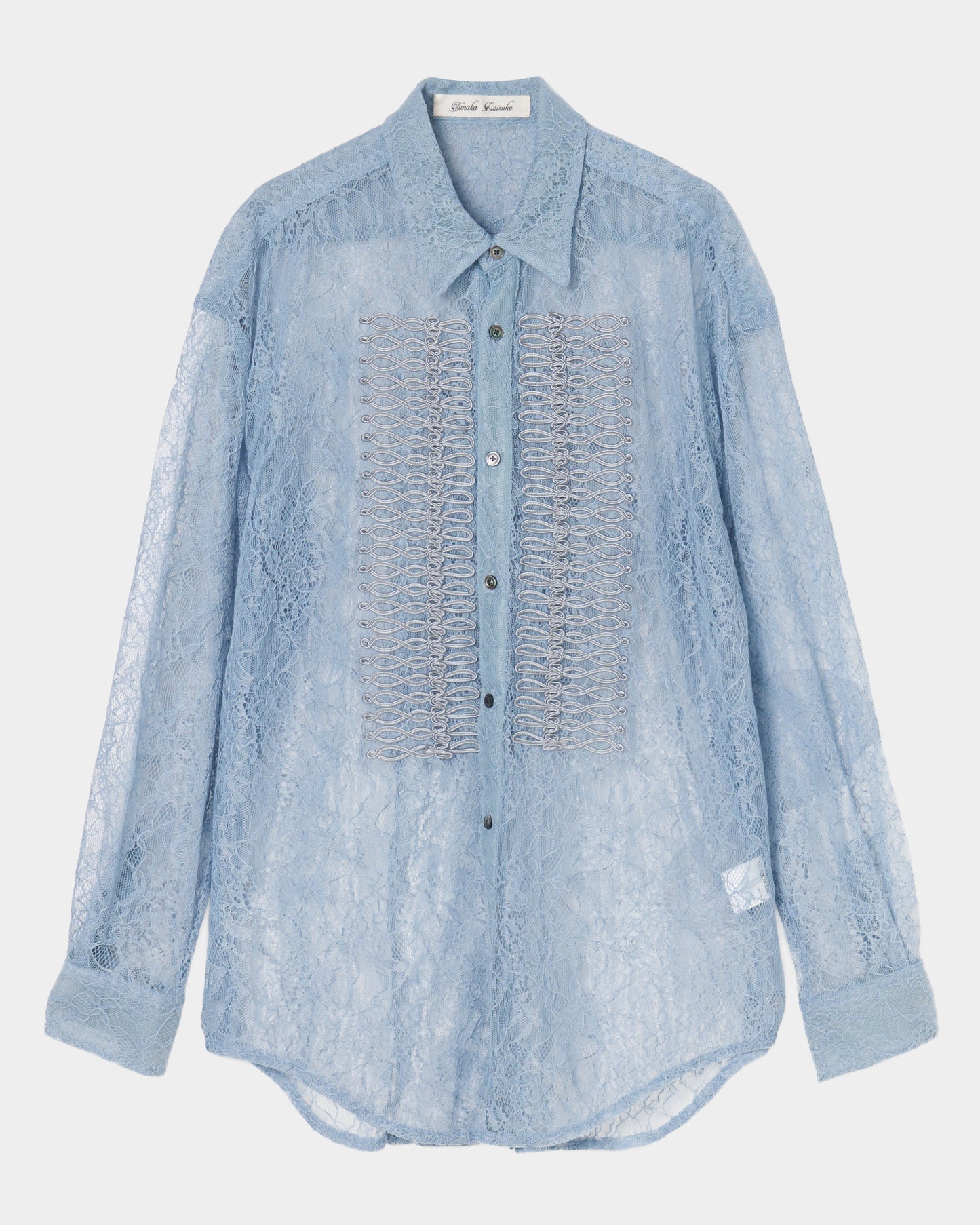 Napoleon lace shirt Pale blue【Delivery in February 2027】