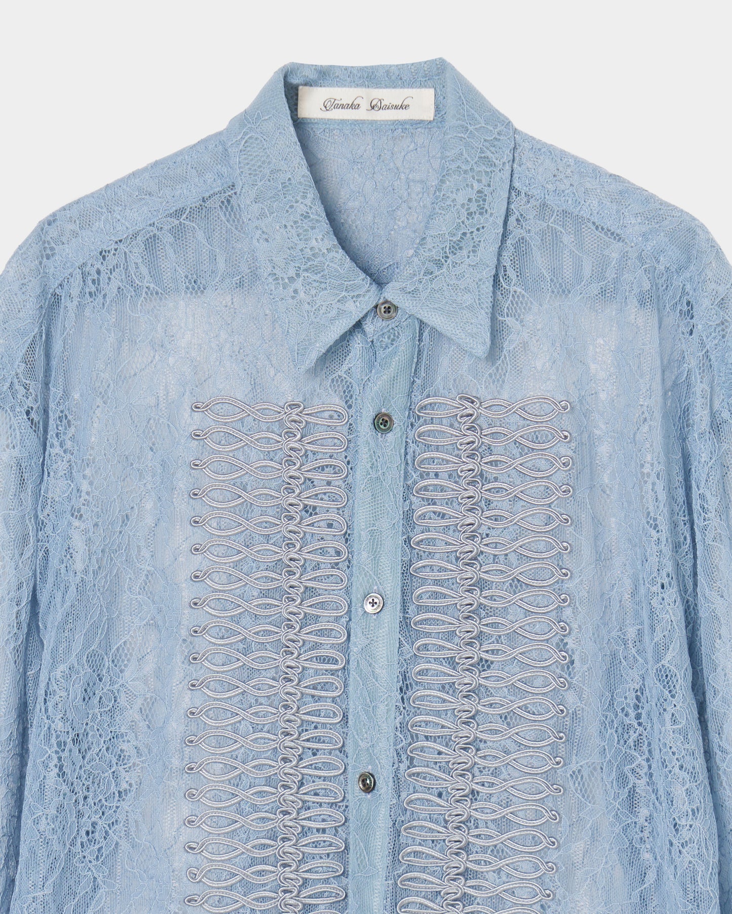 Napoleon lace shirt Pale blue【Delivery in February 2027】
