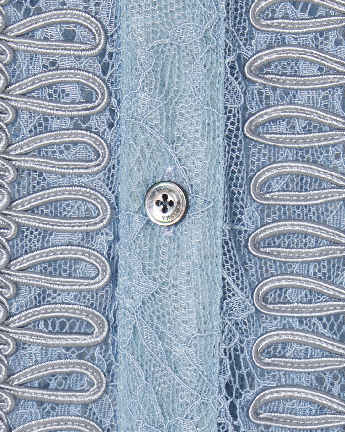 Napoleon lace shirt Pale blue【Delivery in February 2027】