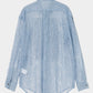 Napoleon lace shirt Pale blue【Delivery in February 2027】