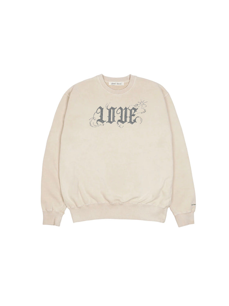 【New item】 LOVE sparkle pullover Ivory【Delivery in March 2026】
