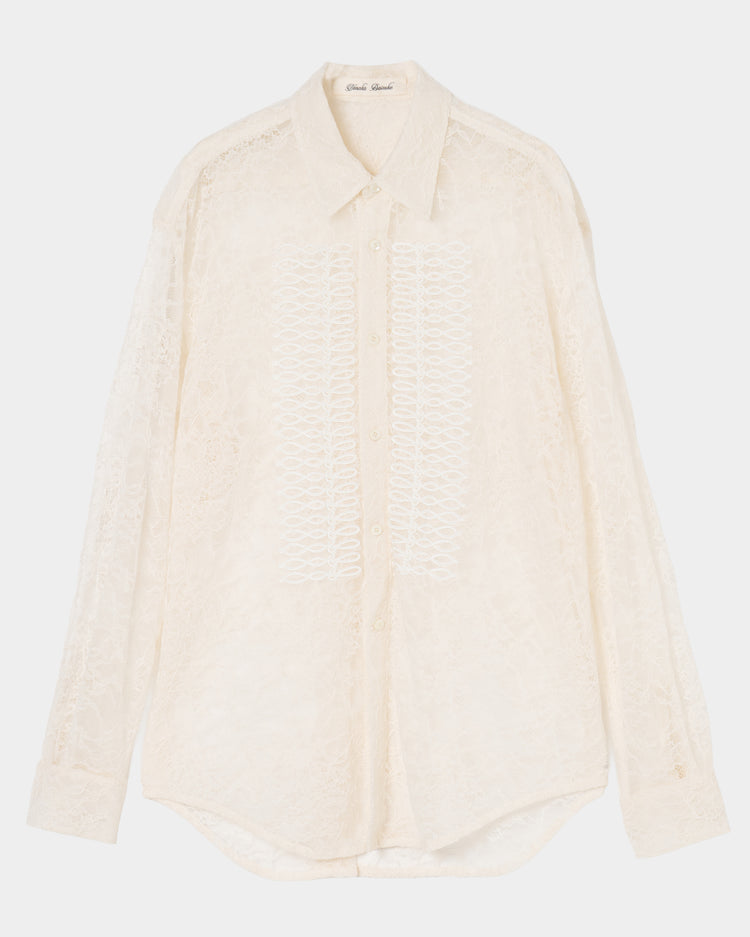 Napoleon lace shirt Off white【Delivery in February 2027】