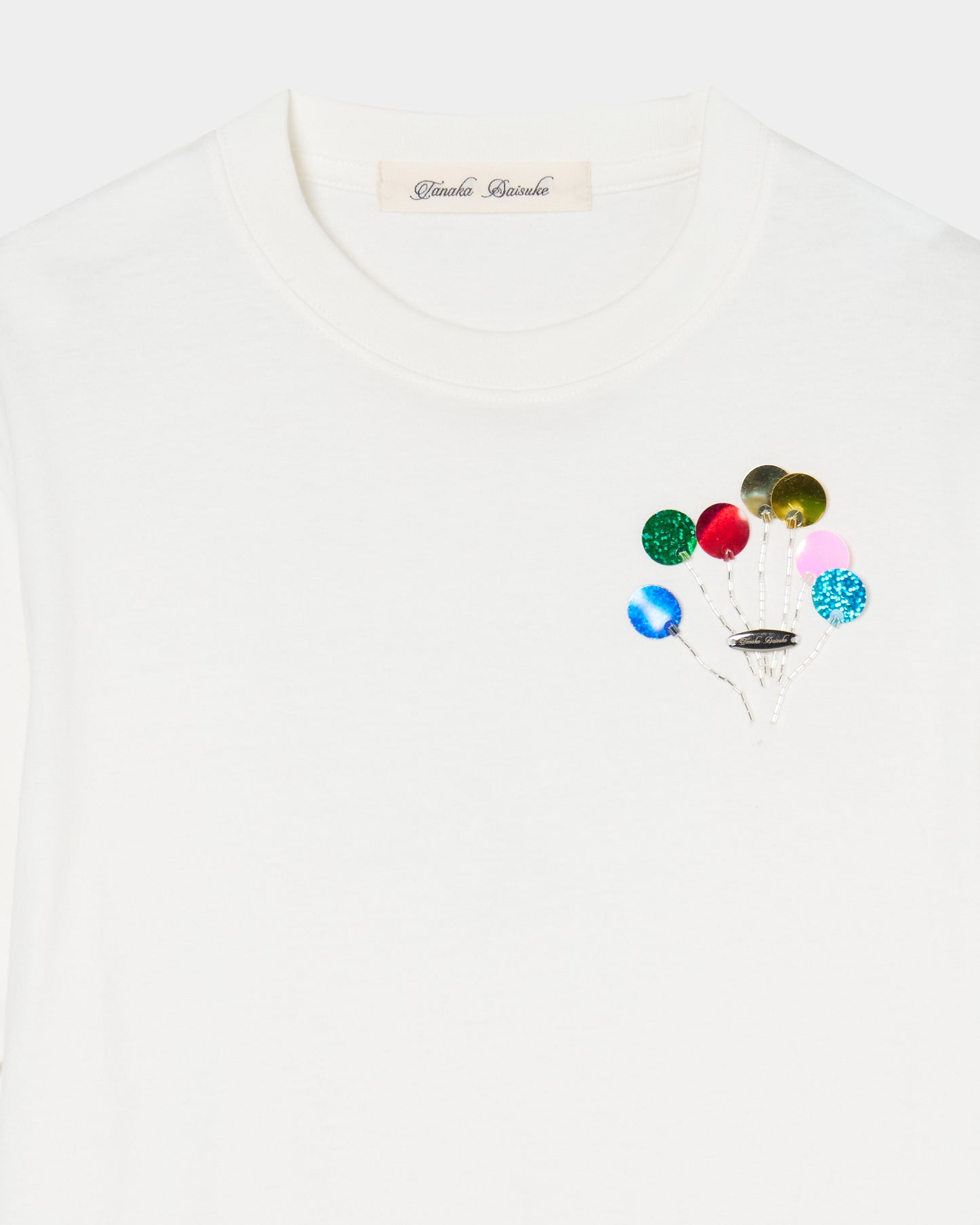 Spangle baloonT-shirt White【Delivery in March 2027】