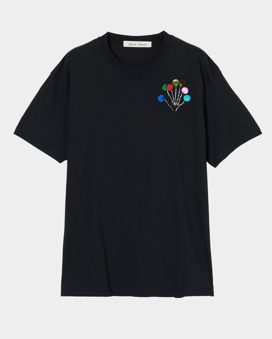 Spangle baloonT-shirt Black【Delivery in March 2027】