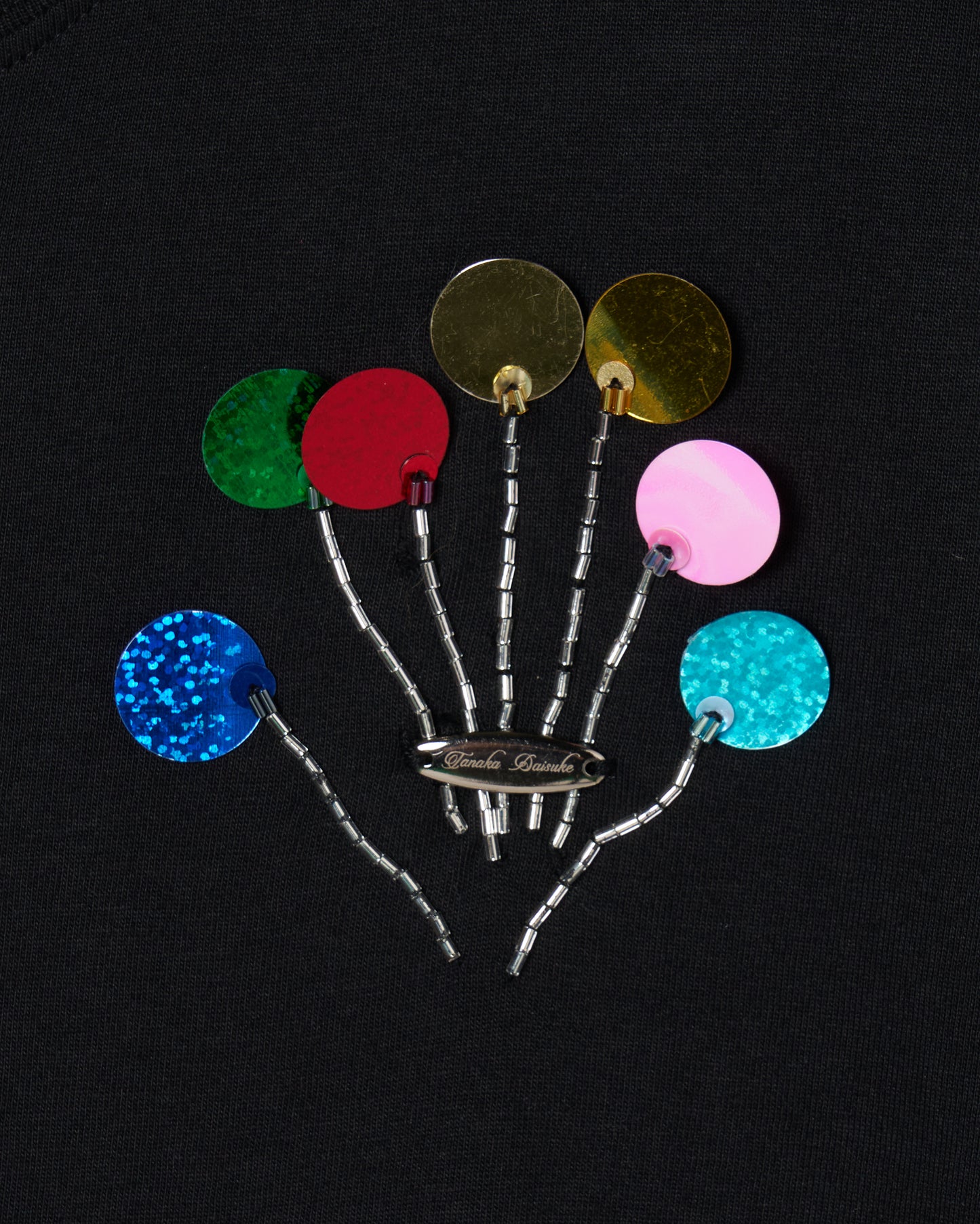 Spangle baloonT-shirt Black【Delivery in March 2027】