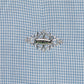 bijou check bow tie shirt Blue【Delivery in February 2027】
