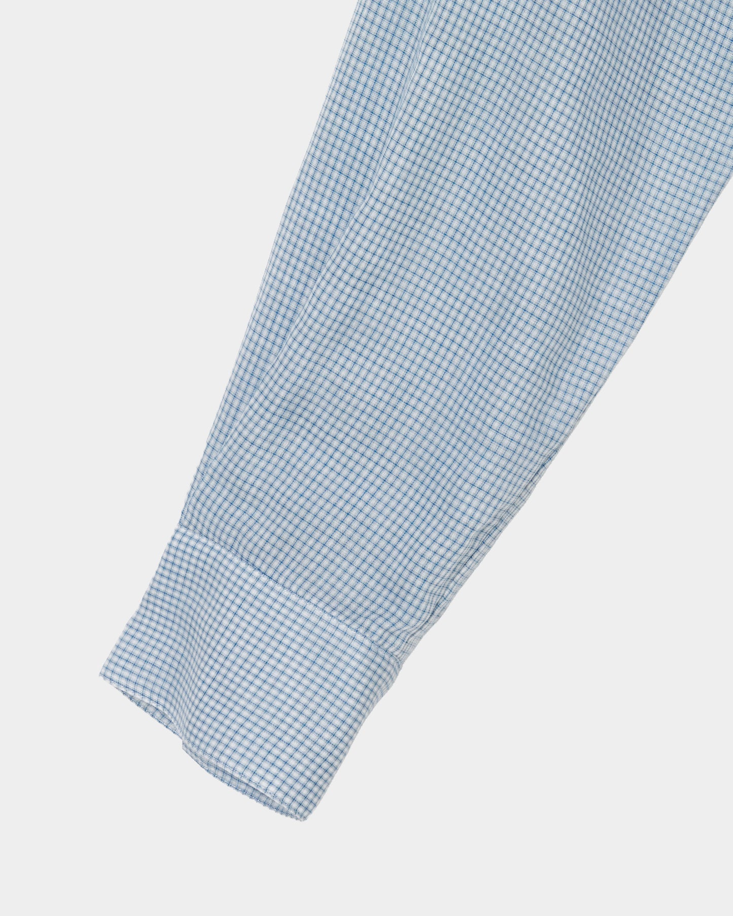 bijou check bow tie shirt Blue【Delivery in February 2027】