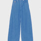 Letter pocket denim pants Blue【Delivery in February 2027】