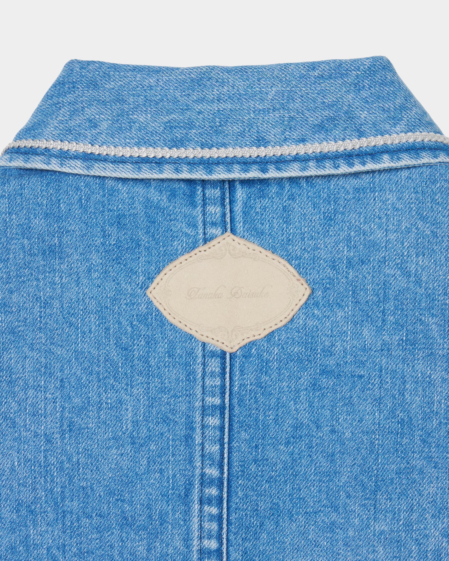 Letter pocket denim jacket Blue【Delivery in February 2027】