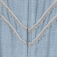 bijou logo check drawstring blouson Blue【Delivery in January 2027】