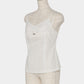 Rosette tile bustier tops White【Delivery in February 2027】