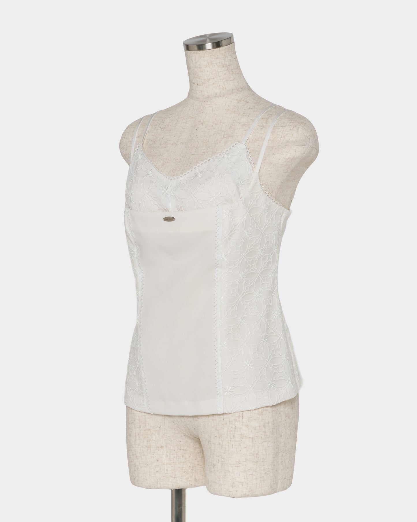 Rosette tile bustier tops White【Delivery in February 2027】