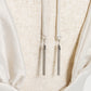 satin drape camisole tops Off white【Delivery in February 2027】
