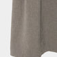 Front ruffle open back dress Greige【Delivery in February 2027】