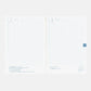 【ほぼ日手帳2027】White handkerchief diary -カズン（A5）サイズ用カバー × 手帳本体 set-【Stock】