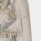 Botanical bijou suede mini dress【Delivery in March 2027】