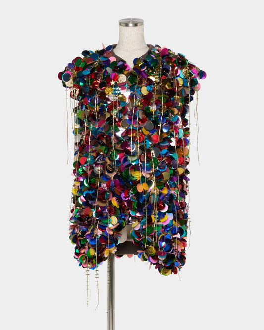 Twinkle Sequin gilet【Delivery in March 2027】
