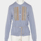 Napoleon bijou knit cardigan Sax【Delivery in February 2027】