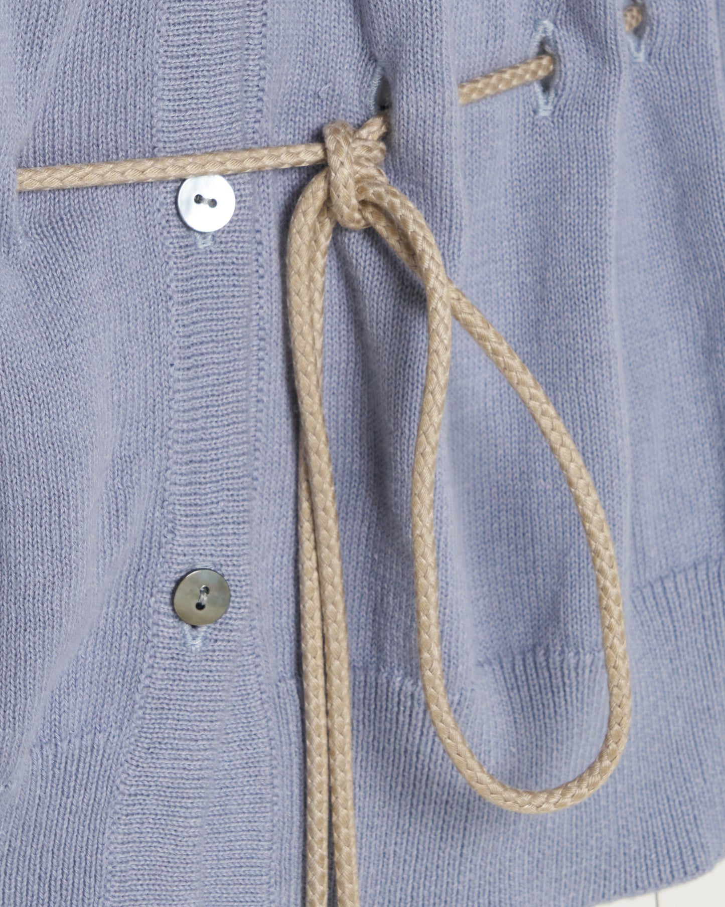 Napoleon bijou knit cardigan Sax【Delivery in February 2027】