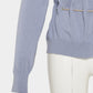 Napoleon bijou knit cardigan Sax【Delivery in February 2027】
