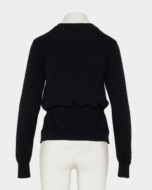 Napoleon bijou knit cardigan Black【Delivery in February 2027】